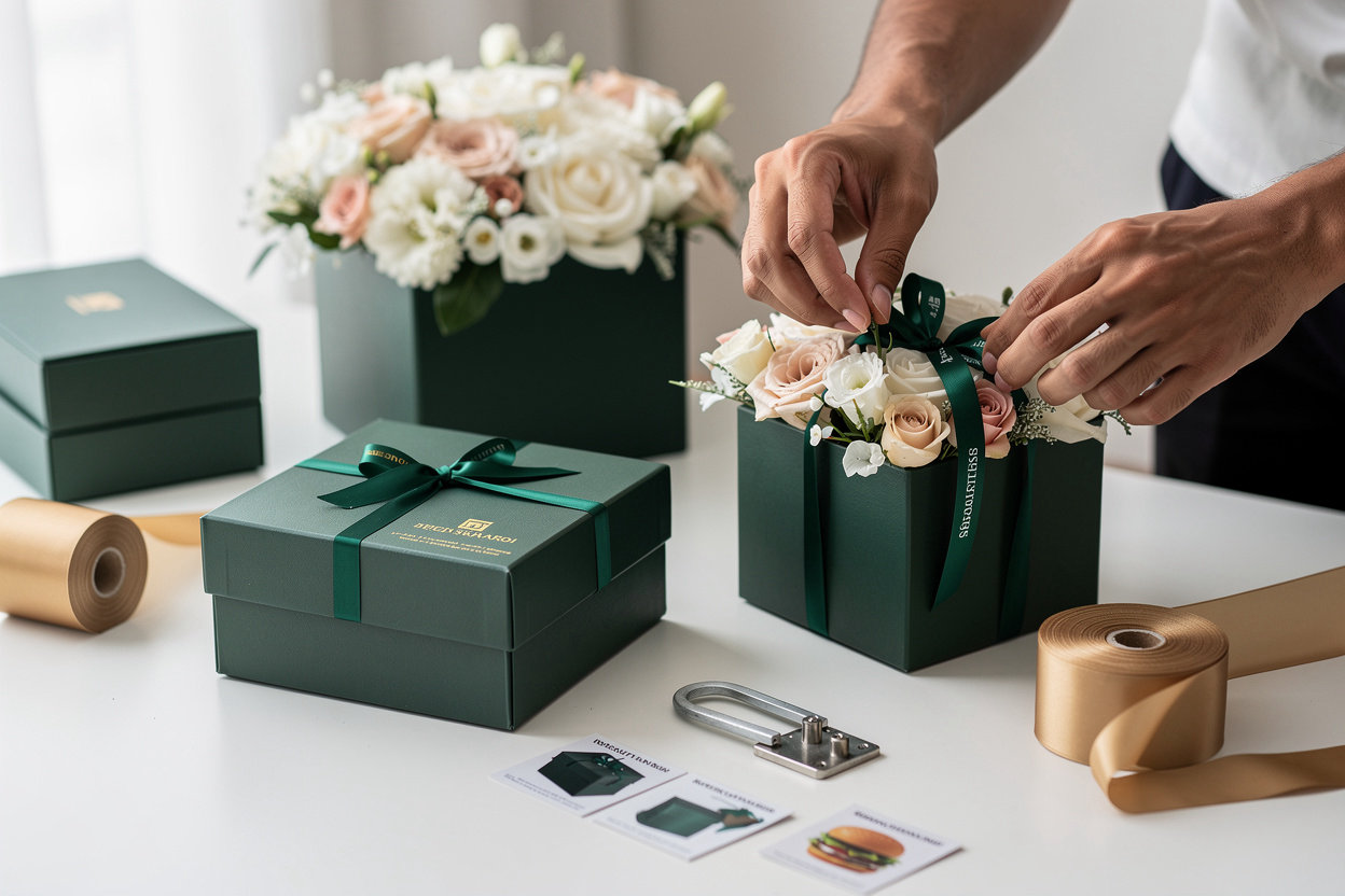 Hadiah Touch premium gift and packaging solutions showcase elegant custom designs